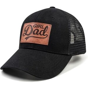 Black 'Girl Dad' Baseball Cap